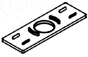 HAWA-Junior glass fixing parts, for glass retainer profile