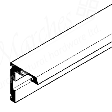 HAWA-Junior 80 side fixing profile
