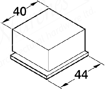 Track Located Door Stop Rubber