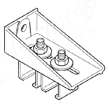 Open Double Side Wall Bracket