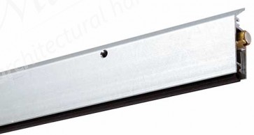 Retractable door seal, surface fixing