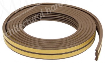 Draught Seal E Strip 4 X 9mm 2.5m X 2 Wh