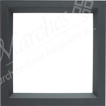 Low profile metal vision frames, square