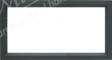 Low profile metal vision frames, rectangular