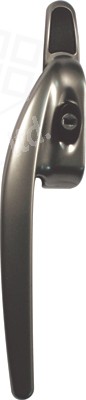 Espagnolette handle, lockable, left handed