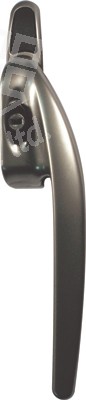 Espagnolette handle, lockable, right handed