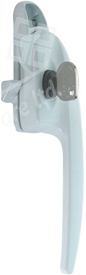 Cockspur fastener, locking, right handed