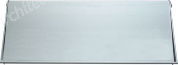 Interior flap, aluminium, 355/406 x 135 mm