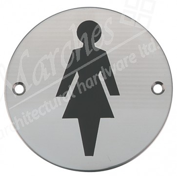 Female WC graphic sign