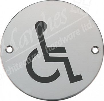 Disabled WC graphic sign