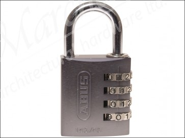145/40 40mm Titanium Combination Aluminium Padlock 49551