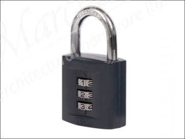 158/40 40mm Combination Padlock ( 3 Digit) Die Cast Body Carded