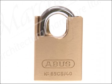 65/40CS 40mm Brass Padlock Close Shackle Carded