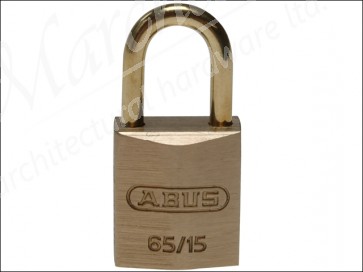 65MB/15 15mm Brass Padlock & Shackle Carded 09442