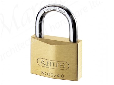 65IB/50 50mm Brass Padlock Stainless Steel Shackle Carded