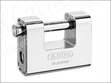 92/65 65mm Monoblock Brass Body Shutter Padlock Carded