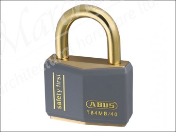 T84MB/40 40mm Grey Safety First Rustproof Padlock