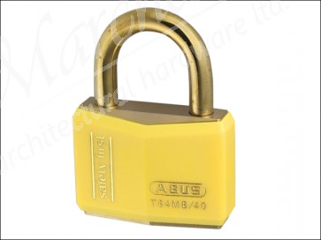 T84MB/40 40mm Yellow Safety First Rustproof Padlock