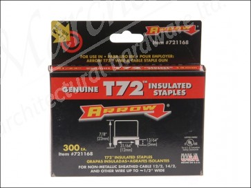 T72HW Insulated Staples 5mm x 12mm (300)