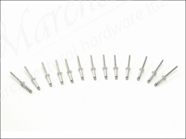RMA 3/16ip Aluminium Rivets (50) 3/16in Medium