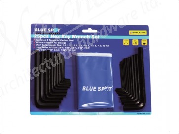 Hex Key/Pouch 25Pce