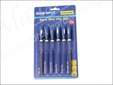 Mini File Set With Pouch 6Pce