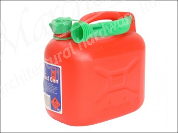 Leaded Petrol Can & Spout Red 5 Litre