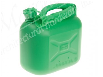 Unleaded Petrol Can & Spout Green 5 Litre