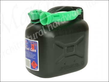 Diesel Fuel Can & Spout Black 5 Litre