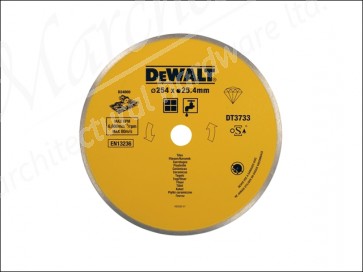 DT3733 Ceramic Diamond Tile Blade 254mm x 25.4mm