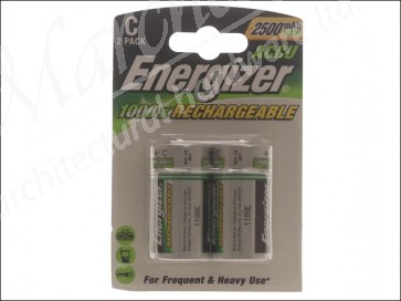 C Cell Rechargeable Batteries RC2500 Mah (Pack 2)