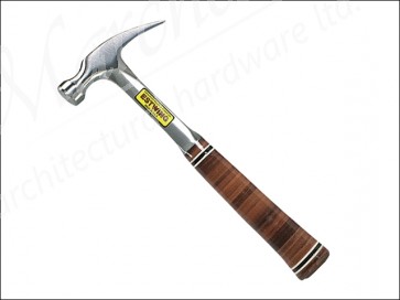 E16S Straight Claw Hammer - Leather Grip 450g 16oz