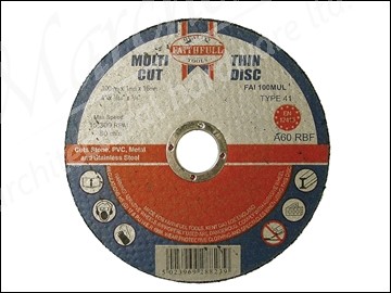 Multi Cut Thin Cut Off Wheel 100mm x 1.0 x 16 Pack of 10