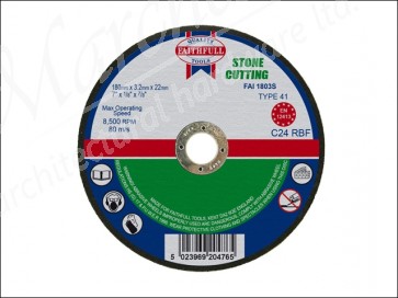 Cut Off Disc for Stone 180 x 3.2 x 22mm
