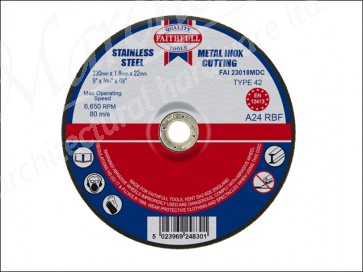 Cut Off Disc for Metal Depressed Centre 230 x 1.8 x 22mm