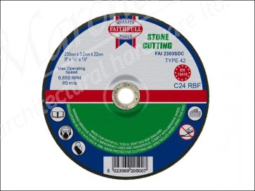 Cut Off Disc for Stone Depressed Centre 230 x 3.2 x 22mm