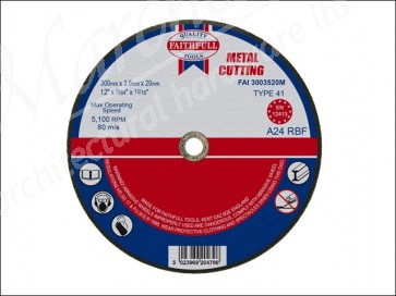 Cut Off Wheel for Metal 300 x 3.5 x 20mm