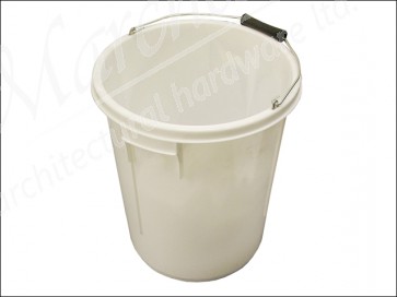 5 gallon 25 litre bucket - white