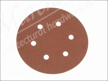Hook & Loop Sanding Disc DID2 Holed 150mm x 60g (25)