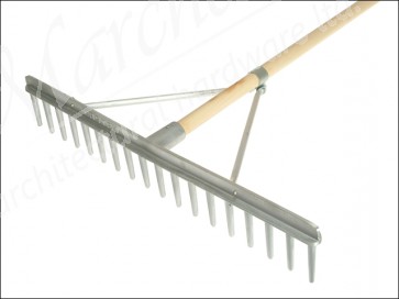 Aluminium Landscape Rake Complete with Handle