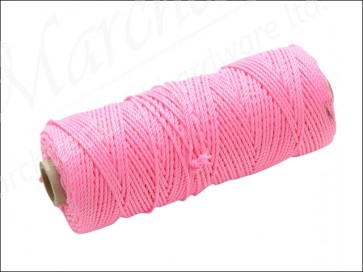 Hi Vis Nylon Brick Line 105m - Pink