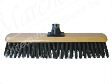 Black PVC Platform Broom Head 450mm (18 in) Threaded Socket
