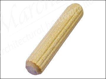 Wood Dowels Fluted 30 x 6mm (72)