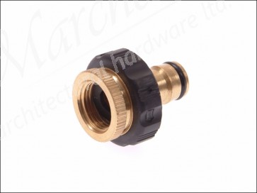 Brass Dual Tap Connector 1/2in & 3/4in
