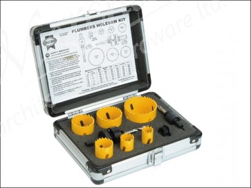 Holesaw Kit 9pc - Plumbers