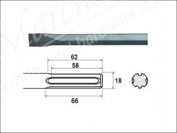 Chisel 40cm SDS Max (914913)