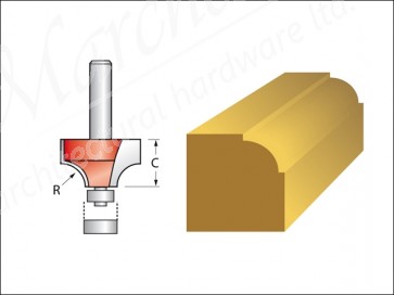 Router Bit Tungsten Carbide 6.5mm Rounding Over