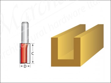Router Bit Tungsten Carbide Two Flute 12.7mm 1/4in Shank
