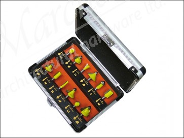 Tungsten Carbide Router Bit Set 12 in Carry Case