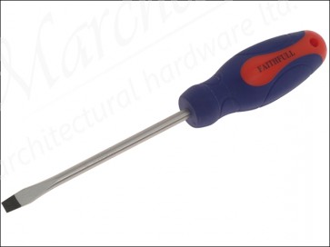 Slotted Flared Soft Grip Screwdriver 125mm x 6.5mm